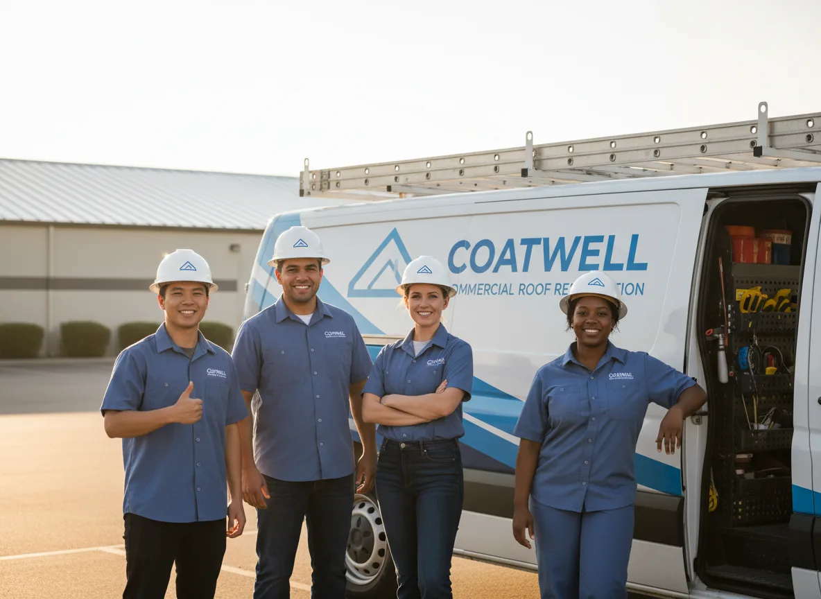Commercial roof coating company in Mount Calm, TX